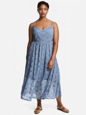 Акція на Сукня довга літня жіноча H&M XAZ127840QBYT 3XL Блідо-синя від Rozetka