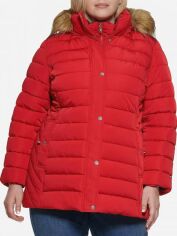 Акція на Куртка зимова жіноча Tommy Hilfiger 726406847 0X Червона від Rozetka
