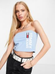 Акция на Топ жіночий Tommy Hilfiger 579993791 S Блакитний от Rozetka