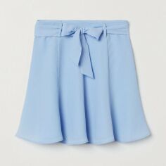 Акція на Спідниця міні літня жіноча H&M XAZ378444FSXX 44 Синя від Rozetka