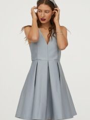 Акція на Сукня коротка жіноча H&M XAZ162536VEHI 44 Блакитна від Rozetka