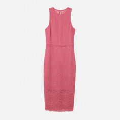 Акція на Плаття міді літнє жіноче H&M XAZ124366UGDQ 36 Рожеве від Rozetka