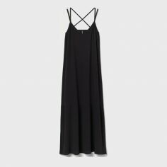 Акція на Сукня міді літня жіноча H&M XAZ327964ZYBK 36 Чорна від Rozetka