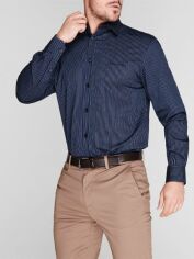 Акция на Сорочка Pierre Cardin Long Sleeve Shirt Mens 55023420 XL Темно-синя от Rozetka