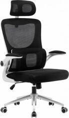 Акція на Крісло GT RACER X-5728 White/Black від Rozetka