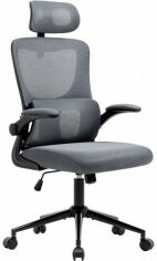 Акція на Крісло GT RACER X-5728 Black/Gray від Rozetka