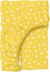 Акція на Простирадло на гумці Cosas Дитяче Yellow Starfall 60х120х12 см від Rozetka