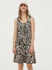 Акція на Сарафан жіночий H&M XAZ340542HSKD S Бежевий з чорним від Rozetka
