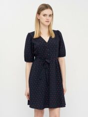 Акція на Плаття коротке жіноче Vero Moda XAZ387037HEUF M Темно-синє середечко від Rozetka