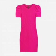 Акция на Сукня-футболка міні осіння жіноча H&M 868955003b77 XS Рожева от Rozetka