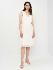 Акція на Плаття міді жіноче VILA Clothes XAZ313211KERH 44 Біле від Rozetka