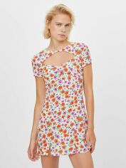 Акція на Сукня коротка літня жіноча Bershka XAZ303520GBKP L Біла від Rozetka