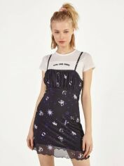 Акція на Сукня вечірня коротка літня жіноча Bershka XAZ355274VECL M Чорна від Rozetka