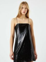 Акція на Сукня коротка літня жіноча Pull & Bear XAZ371787CNBN S Чорна від Rozetka