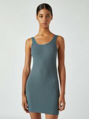 Акція на Плаття коротке літнє жіноче Pull & Bear XAZ378807SMEO M-L Бірюзове від Rozetka