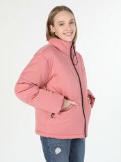 Акция на Куртка демісезонна коротка жіноча Colin's CL1060944-PRS L Rose Pink от Rozetka