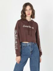 Акція на Худі жіноче Colin's CL1060207-BRW S Brown від Rozetka