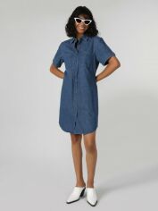 Акція на Сукня-сорочка коротка жіноча Colin's CL1062330-DN02810 L Scarlet Wash від Rozetka