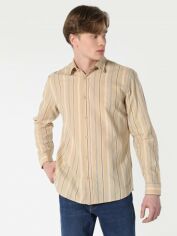 Акція на Сорочка бавовняна чоловіча Colin's CL1063157-BEI 2XL Beige від Rozetka
