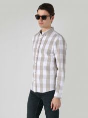 Акція на Сорочка бавовняна чоловіча Colin's CL1063205-BEI 2XL Beige від Rozetka