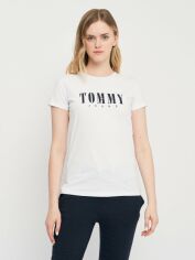 Акція на Футболка жіноча Tommy Hilfiger 11172.2 M Біла від Rozetka