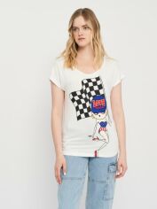 Акція на Футболка жіноча Love Moschino 6142.21 2XL Біла від Rozetka