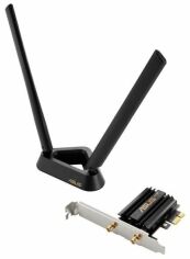 Акція на WiFi-адаптер ASUS PCE-AXE59BT Bluetooth 5.2 PCI Express WPA3 OFDMA MU-MIMO від MOYO
