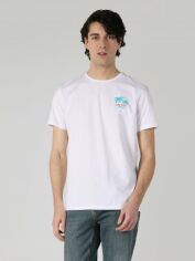 Акція на Футболка бавовняна довга чоловіча Colin's CL1062662-WHT L White від Rozetka