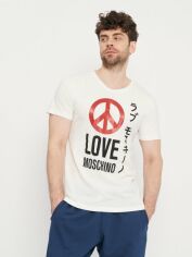 Акція на Футболка Love Moschino 8184.21 L Біла від Rozetka