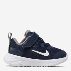 Акция на Дитячі кросівки для хлопчика Nike Revolution 6 Nn (Tdv) DD1094-400 26 Midnight Navy/White-Flat Pewter от Rozetka