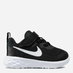 Акція на Дитячі кросівки для хлопчика Nike Revolution 6 Nn (Tdv) DD1094-003 26 Black/White-Dk Smoke Grey від Rozetka