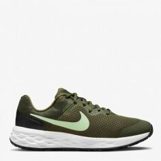 Акция на Підліткові кросівки для хлопчика Nike Revolution 6 Nn (Gs) DD1096-300 37.5 Green от Rozetka