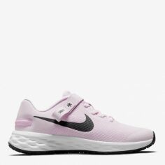 Акция на Підліткові кросівки для дівчинки Nike Revolution 6 Flyease Nn (Gs) DD1113-608 38 (5.5Y) Pink Foam/Black от Rozetka