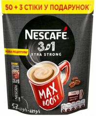 Акция на Напій кавовий NESCAFE 3-в-1 Xtra Strong розчинний у стіках 53 шт х 13 г от Rozetka