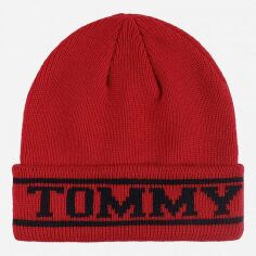 Акція на Шапка чоловіча Tommy Hilfiger 317150355 One size Червона від Rozetka