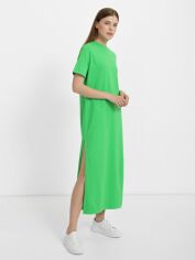 Акція на Сукня-футболка довга літня жіноча Promin 2050-63.1_512 L Яскраво-зелена від Rozetka