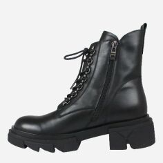 Акция на Жіночі зимові черевики високі Blizzarini 21G067-B117-NP332B 36 23 см Чорні от Rozetka