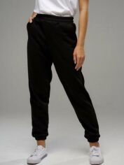 Акция на Спортивні штани на флісі жіночі Kodor Winter Fleece-cotton ШТЖ1011 XL (48-50) Чорні от Rozetka