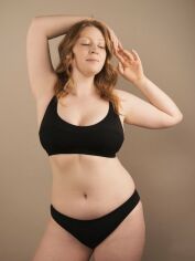 Акція на Нижня частина купальника жіноча Brabrabra SO226511 XL-44-106 Чорна від Rozetka