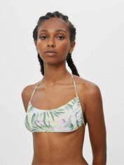 Акція на Верхня частина купальника жіноча Bershka XAZ263073EMCL M Молочна у візерунках від Rozetka