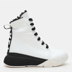 Акція на Жіночі зимові черевики високі EL PASSO Re2478-21967 37 23.5 см Білі від Rozetka
