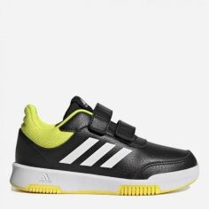 Акция на Дитячі кросівки для хлопчика Adidas Tensaur Sport 2.0 CF GW6441 30 Чорні з жовтим от Rozetka