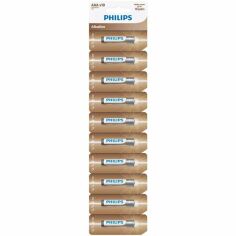 Акція на Батарейка Philips Entry Alkaline АAА лента 10 (LR03AL10S/10) від MOYO