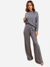 Акция на Піжамні штани жіночі великих розмірів brabrabra HOM2216010 L-XL Сірі от Rozetka