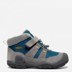 Акція на Підліткові демісезонні черевики для хлопчика Keen Knotch Chukka 1026738 39 (7US) 24.8 см Сірий/Фіолетовий від Rozetka