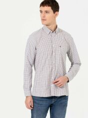 Акція на Сорочка бавовняна чоловіча Pierre Cardin G021GL004-000-1433824 M Коричнева від Rozetka