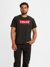 Акція на Футболка бавовняна довга чоловіча Levi's 25451788 M Чорна від Rozetka