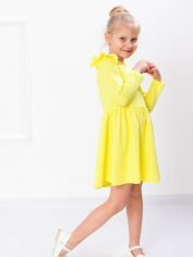 Акція на Дитяча сукня для дівчинки Носи своє 6293-036 134 см Лимон (p-6642-119289) від Rozetka