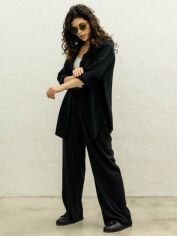 Акція на Штани жіночі Seventeen 2056.5357 XXL-3XL Чорні від Rozetka