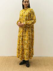 Акція на Сукня довга осіння жіноча Seventeen 2048-1.5320 L-XL Жовта від Rozetka